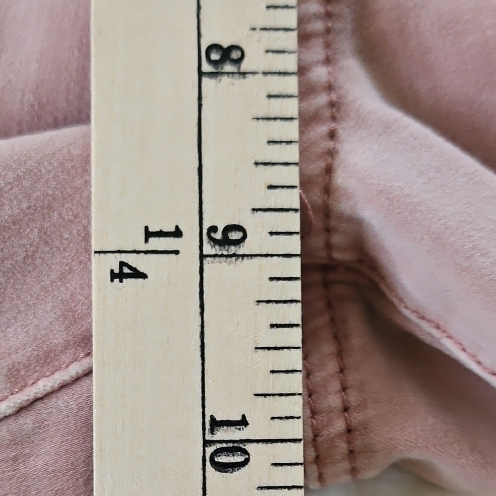 American Eagle -Dusty Rose Sateen - 360 Super Stretch Jeggings- Size 12 XLong - Picture 4 of 10